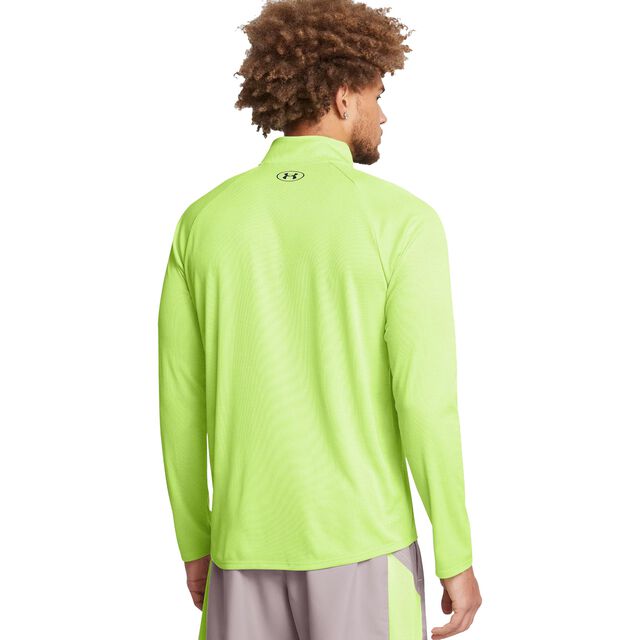 Tech Textured 1/2 Zip-GRY Long-Sleeves