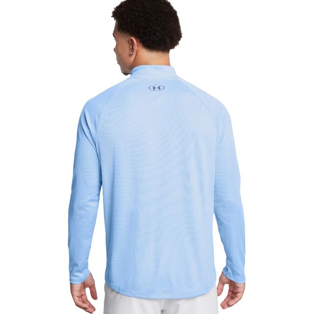 Tech Textured 1/2 Zip-GRY Long-Sleeves