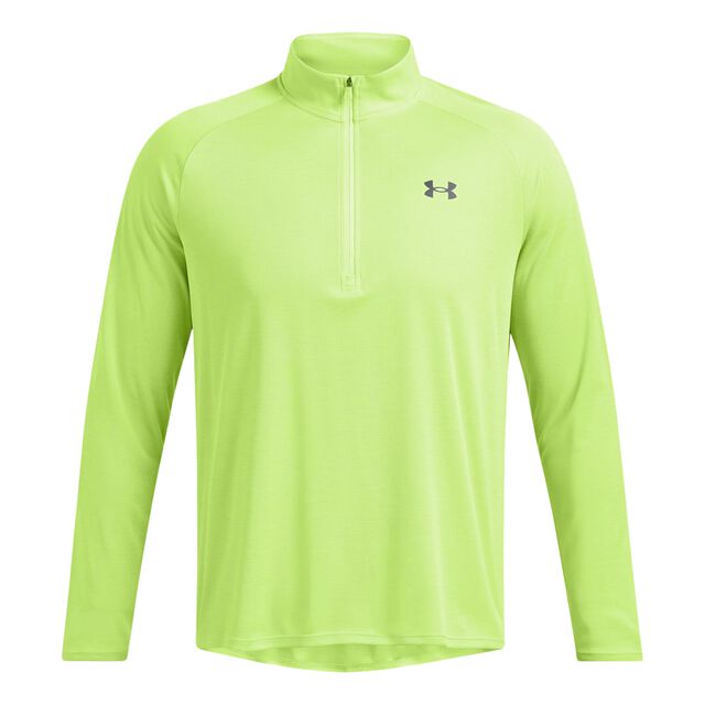 Tech Textured 1/2 Zip-GRY Long-Sleeves